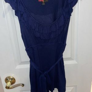 Navy blue blouse